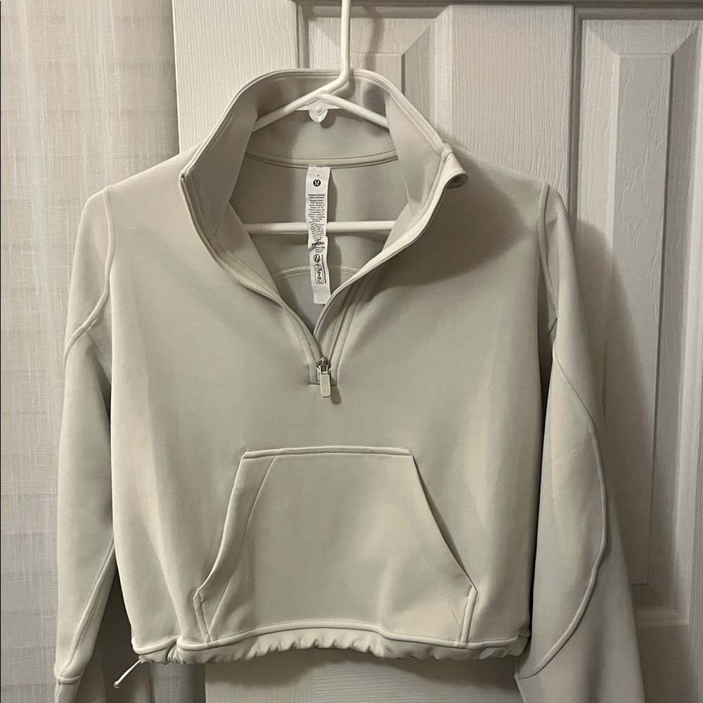 lululemon Light Cream cropped pullover